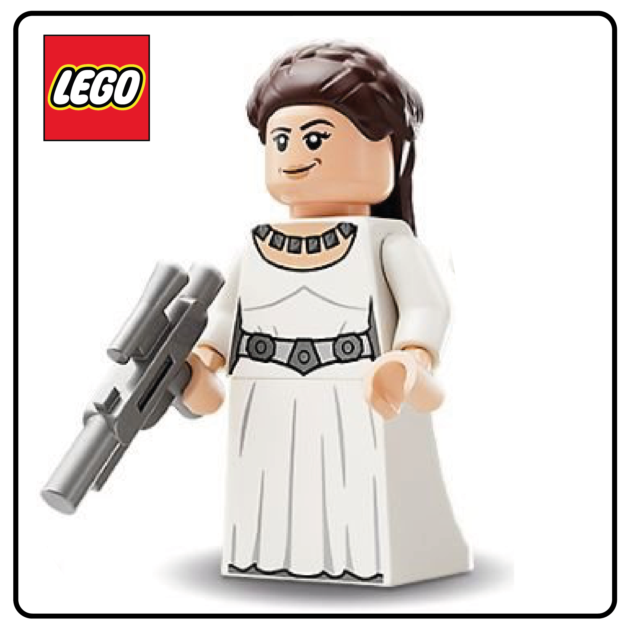 Minifigura LEGO® Star Wars: Atuendo de celebración de la Princesa Leia